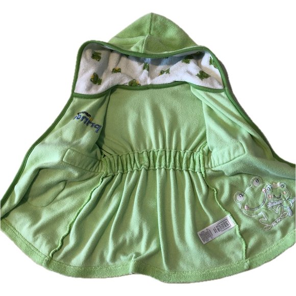 Just One You by Carter Green Terry Cloth BathRobe Tie Belt Size 0-9M - Picture 8 of 10